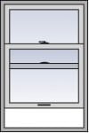 Double Hung diagram of double-hung window