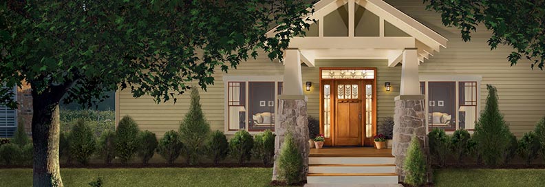 home featuring ThermaTru door in Mandan